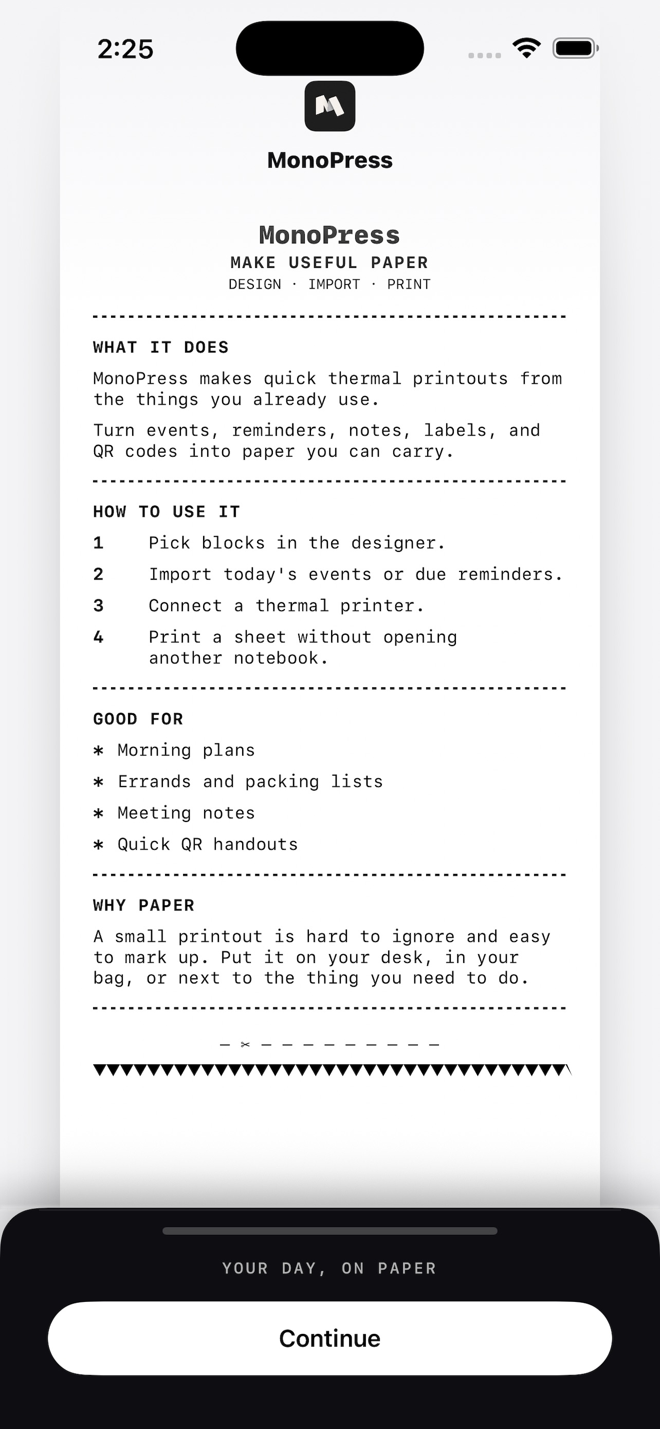 iPhone screenshot